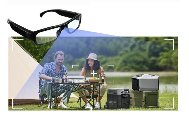 Profesjonalne okulary z kamerą szpiegowskie mini UKRYTA