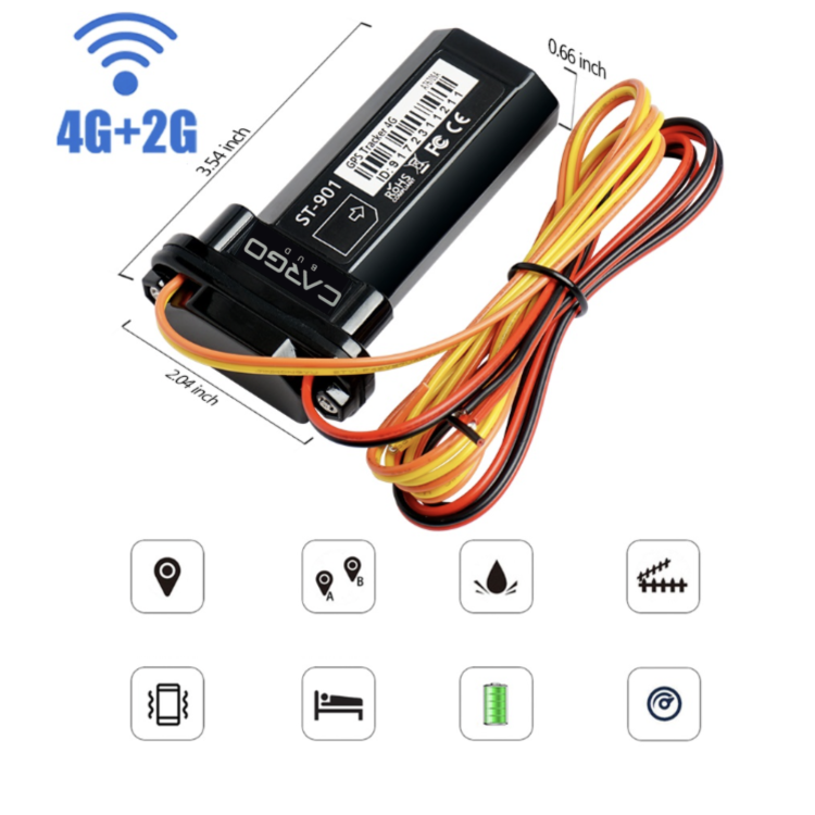 Lokalizator GPS Do Auta Motocykla Samochodu ST-901L 4G BEZ ABONAMENTU I OPŁAT