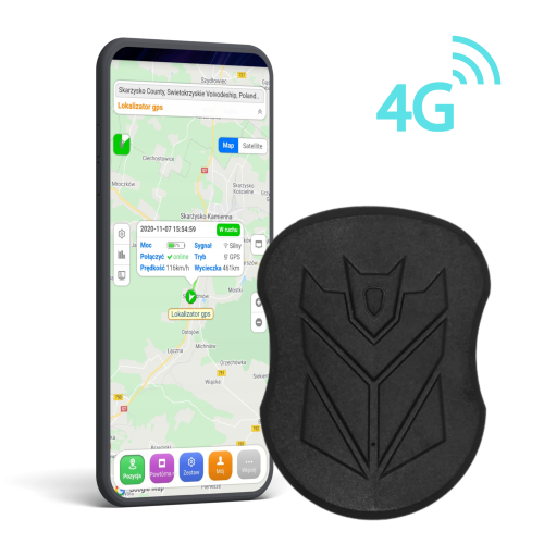 Lokalizator GPS do auta 4G LTE TRACKER Magnes MIKROFON 60 dni