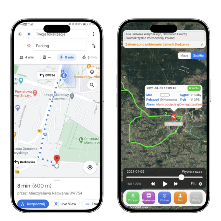 Lokalizator GPS do auta odcięcie paliwa pojazdu przekaźnik 4G + 2G ST-907L