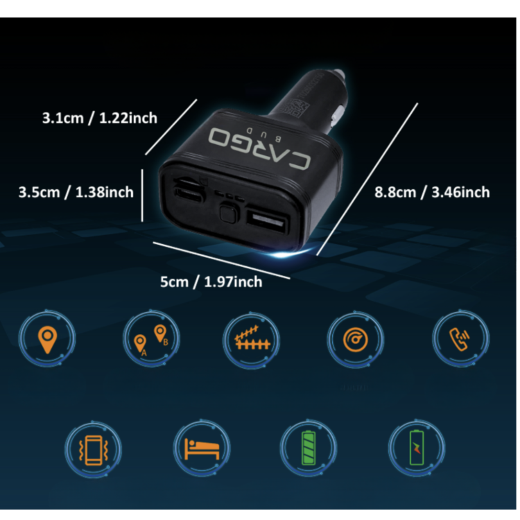 Lokalizator GPS do auta 4G ładowarka do gniazda zapalniczki