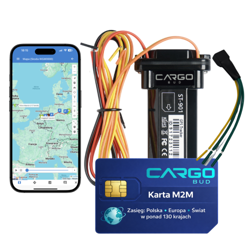Lokalizator GPS do auta 4G motoru łodzi MT1 aplikacja karta sim M2M Polska EU Świat