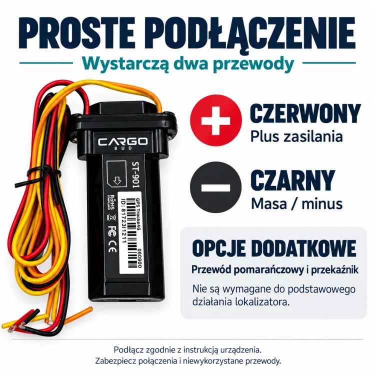 Lokalizator GPS do Samochodu Motocykla Łodzi 4G Tracker Odcięcie Paliwa Aplikacja SIM M2M Polska EU Świat