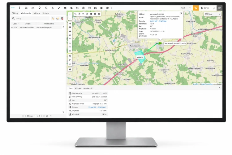 Lokalizator GPS Teltonika FMC880 4G LTE z aplikacją CARGOGPS