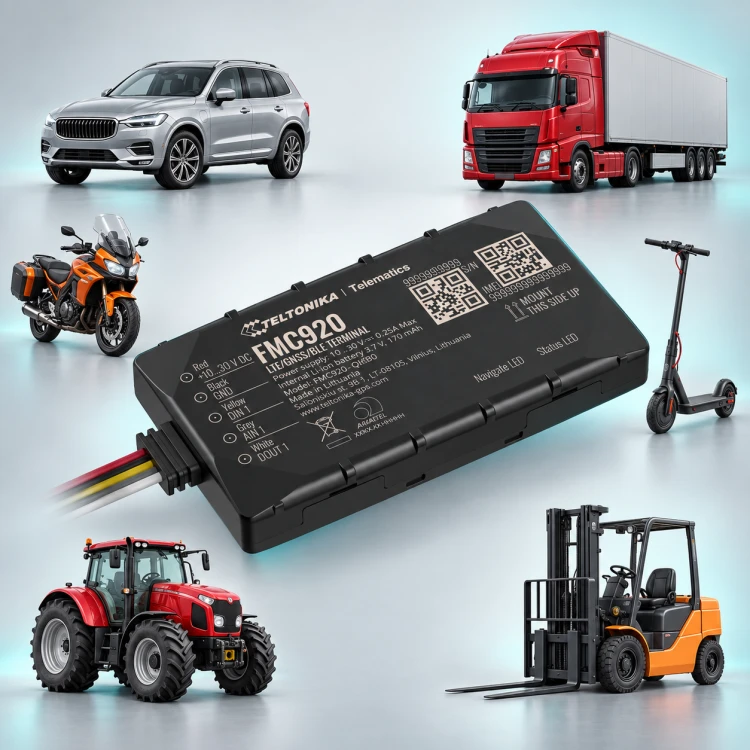 Lokalizator GPS do auta Teltonika FMC920 4G – śledzenie w czasie rzeczywistym karta M2M aplikacja gotowy do użycia