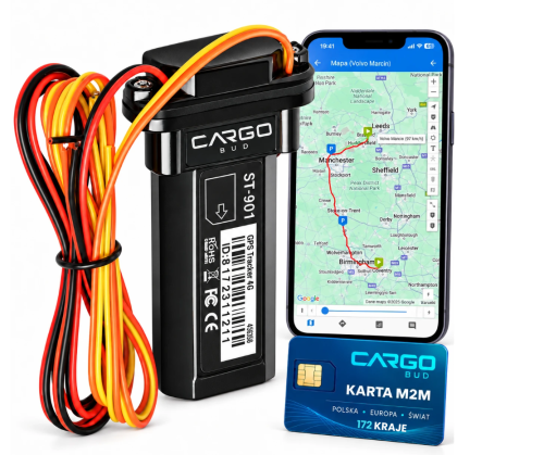 Lokalizator GPS 4G Tracker do Samochodu Motocykla Łodzi Odcięcie Paliwa Aplikacja SIM M2M Polska EU Świat