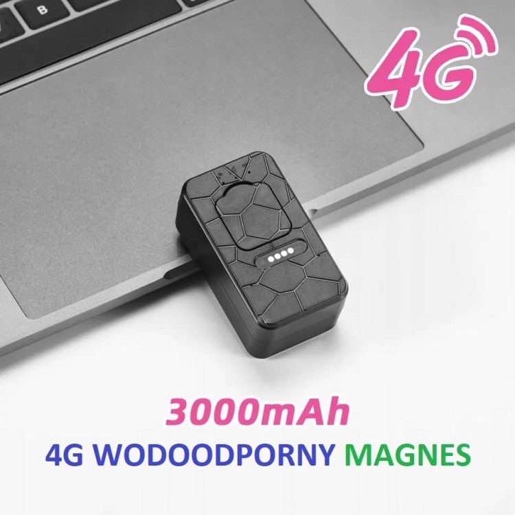 Lokalizator GPS 4G LTE 25 dni MAGNES PODSŁUCH MINI