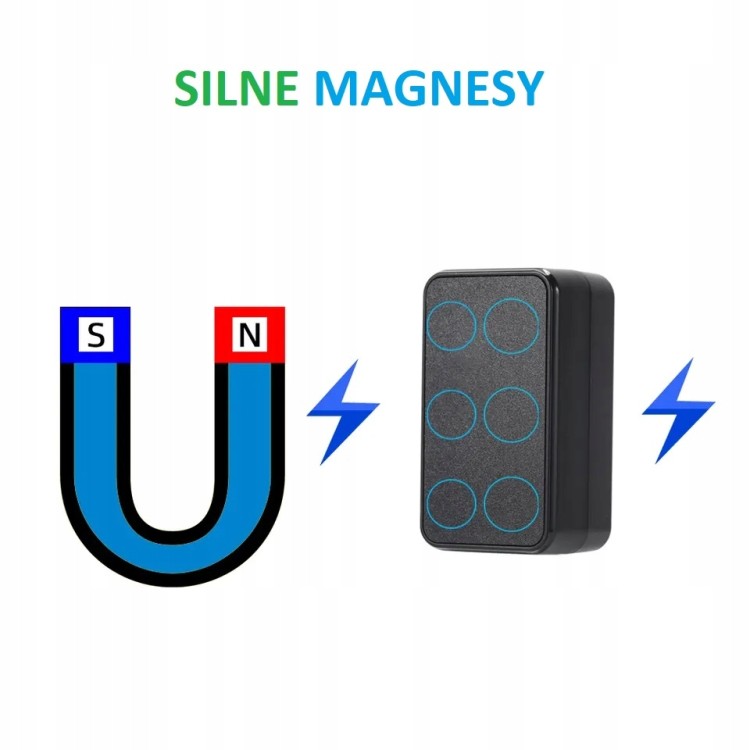 Lokalizator GPS 4G LTE 25 dni MAGNES PODSŁUCH MINI