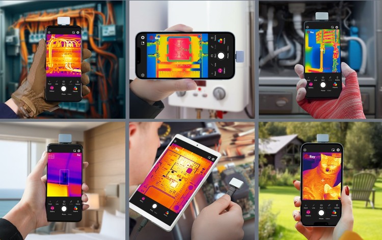 Mini Kamera Termowizyjna do telefonu InfiRay P2 PRO Aplikacja Android USB C