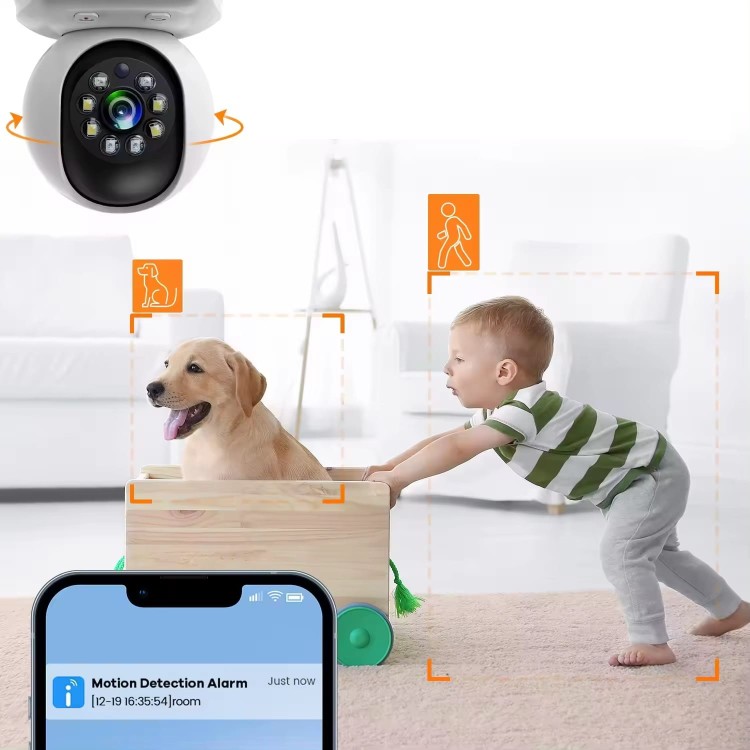 Niania elektroniczna WiFi na żywo wyświetlacz tryb rozmowy kame