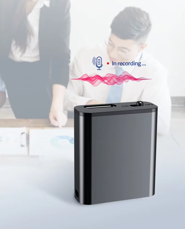 Najmniejszy nano dyktafon cyfrowy 8GB + słuchawki mini magnes