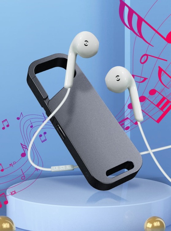 Mini dyktafon 16 GB detekcja brelok podsłuch