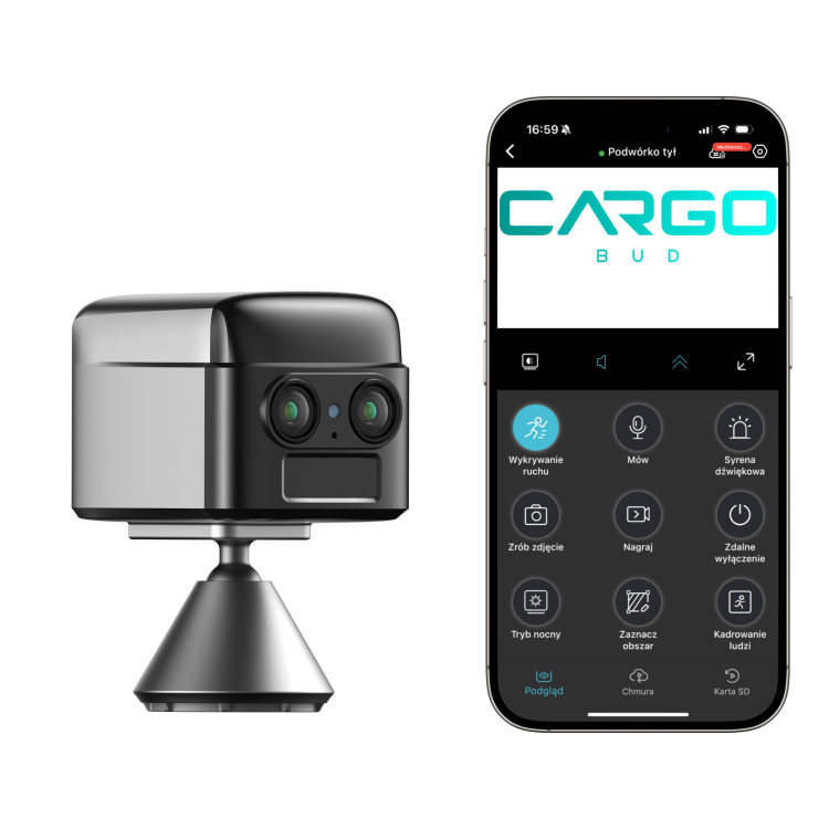 UKRYTA MINI KAMERA WIFI PODGLĄD NA ŻYWO DETEKCJA ALARMY DO 90 DNI PRACY