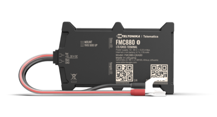 Lokalizator GPS do samochodu Teltonika FMC880 4G LTE – karta SIM M2M, aplikacja CargoGPS, Polska/UE/świat