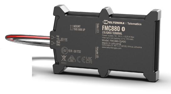 Lokalizator GPS do samochodu Teltonika FMC880 4G LTE – karta SIM M2M, aplikacja CargoGPS, Polska/UE/świat