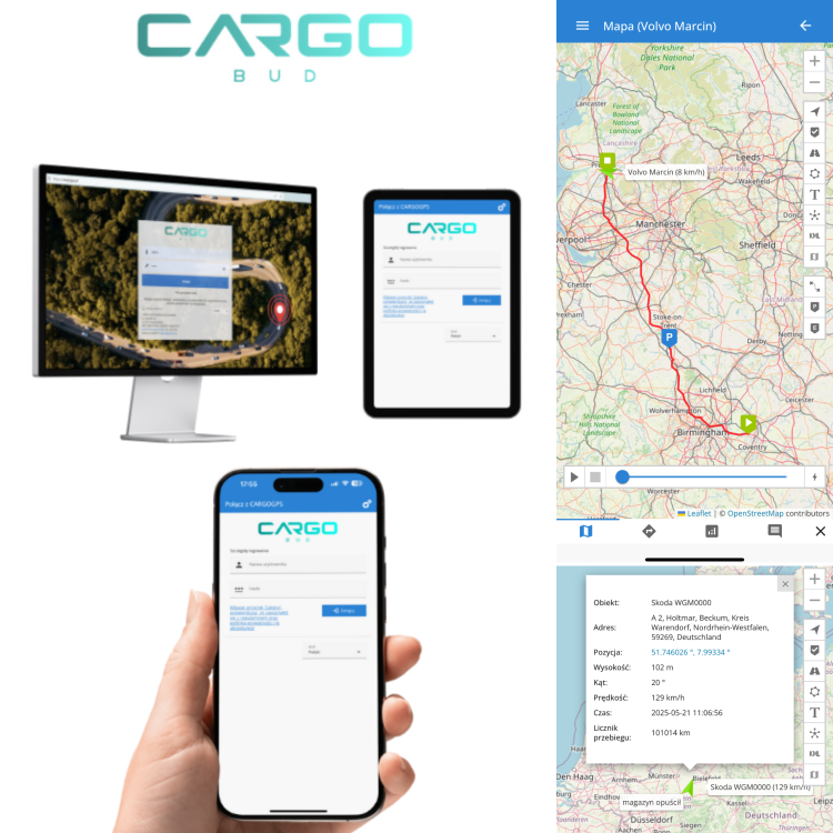 Przedłużenie dostępu do platformy CARGOGPS na 30 dni