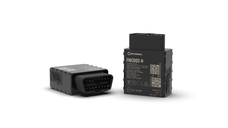 Lokalizator GPS do samochodu Teltonika FMC003 OBD2 4G LTE – karta SIM M2M, aplikacja CargoGPS, Polska/UE/świat