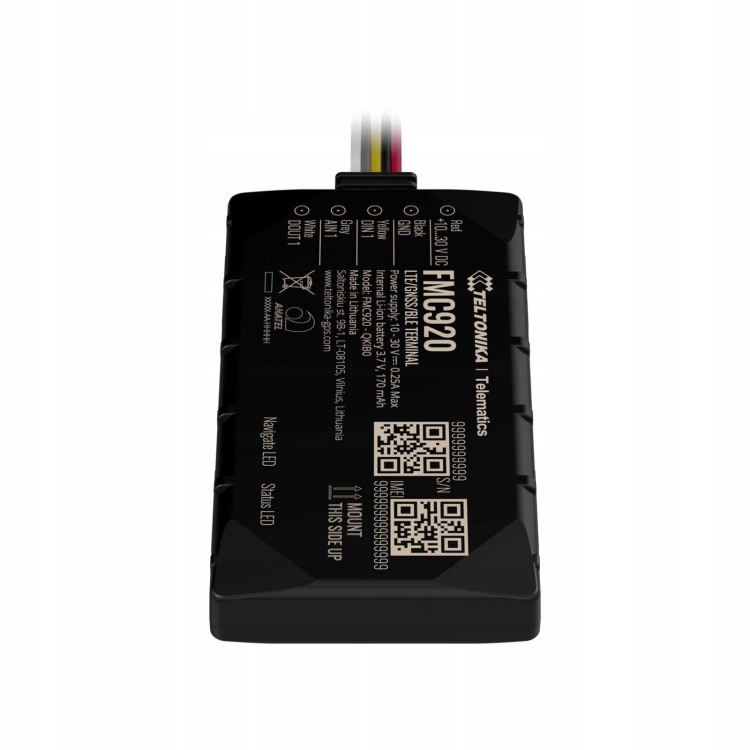 Teltonika FMC920 lokalizator GPS tracker bluetooth 4G