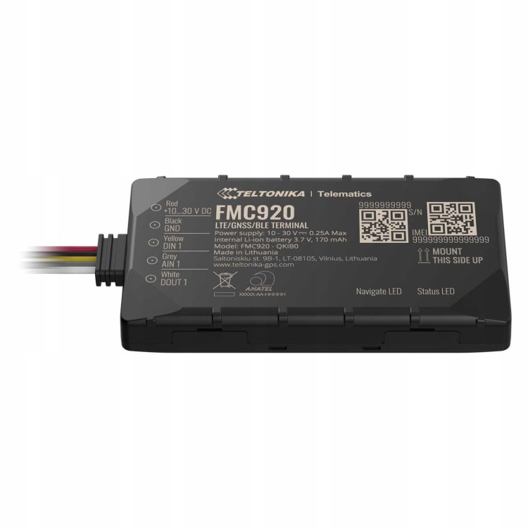 Teltonika FMC920 lokalizator GPS tracker bluetooth 4G