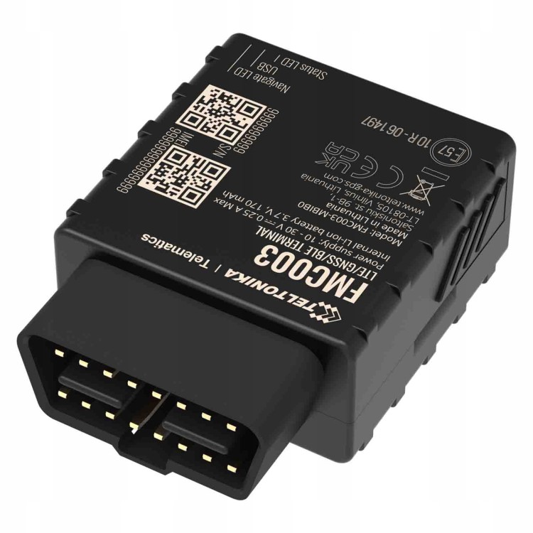 Lokalizator GPS Teltonika FMC003 4G LTE OBD do samochodu bateria wbudowana