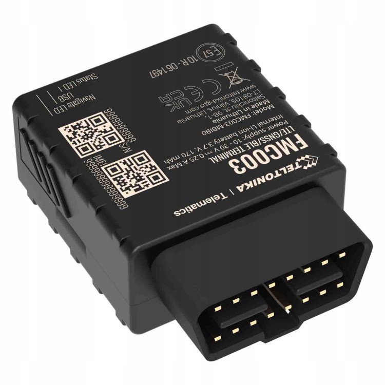 Lokalizator GPS Teltonika FMC003 4G LTE OBD do samochodu bateria wbudowana