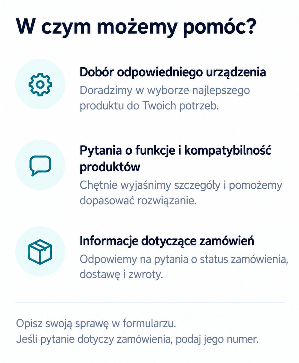W czym możemy pomóc