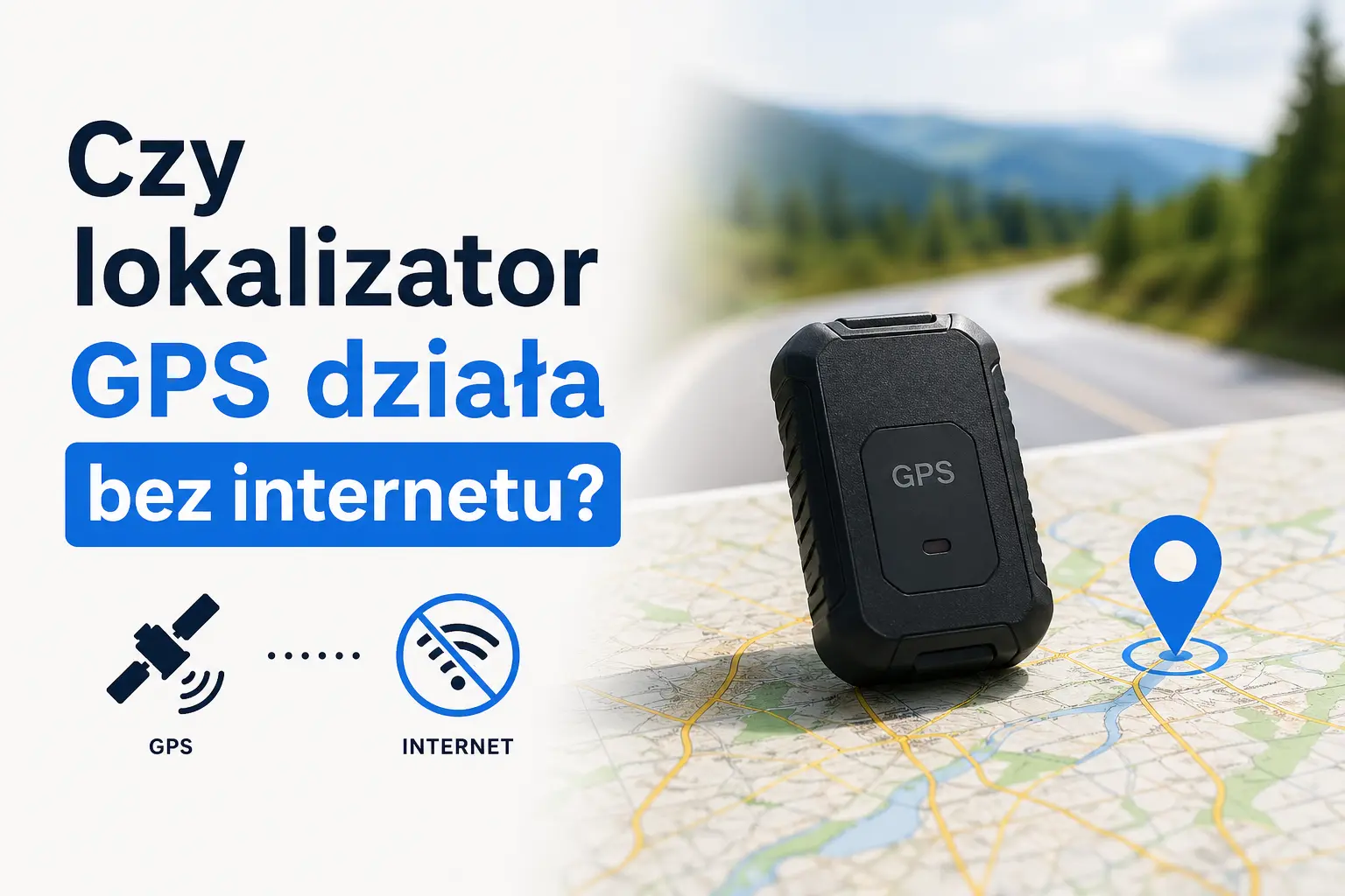 Czy lokalizator GPS działa bez internetu?